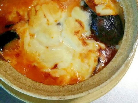 揚げナスのミートソースチーズ焼き レシピ 作り方 By カゲジジ 楽天レシピ